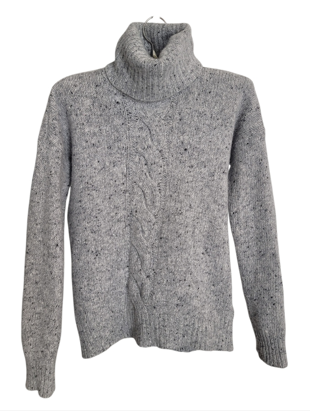 Lauren Ralph Lauren Black Label Wool Alpaca Blend Turtleneck Cable Knit Sweater